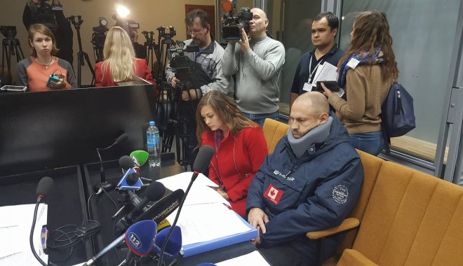 Дронов с адвокатом. Фото: Н.Криволапов