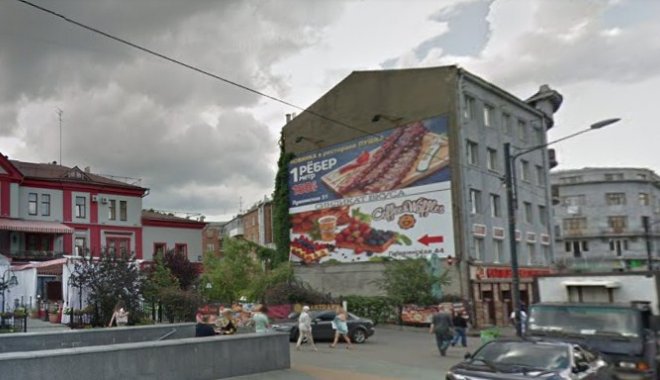 Мурал появится на стене дома №46 по улице Пушкинской. Фото: google.com.ua