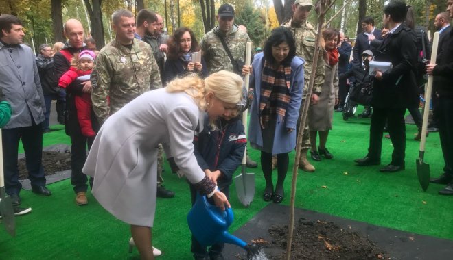 Аллея расположилась за Французской зоной. Фото: М.Андреас