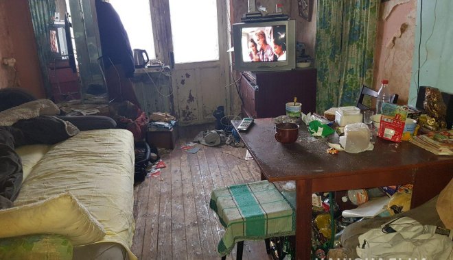 Ребенок жил в антисанитарии. Фото: ГУНП