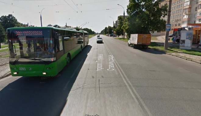 Перекресток проспекта Героев Сталинграда и улицы Фонвизина. Скриншот Google Maps