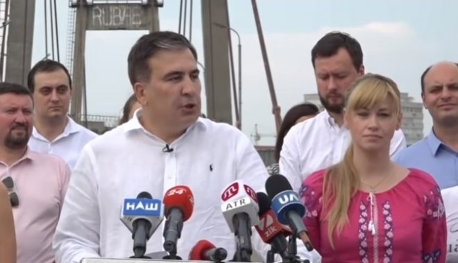 Скриншот с канала YouTube Saakashvili Mikheil