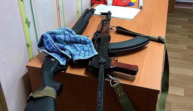 Полиция нашла в детсаду оружие. Фото: hk.npu.gov.ua