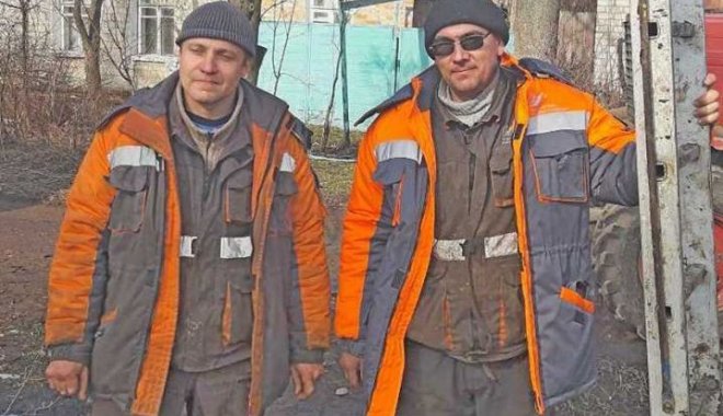 Александр Голубков и Сергей Жижка. Фото: "Харьковгоргаз"