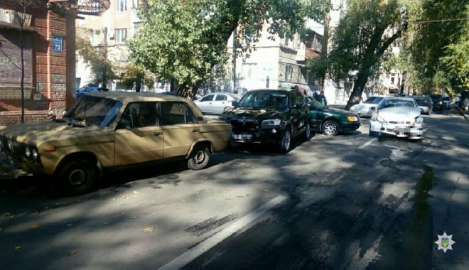 ДТП с участием четырех автомобилей. Фото: Патрульная полиция