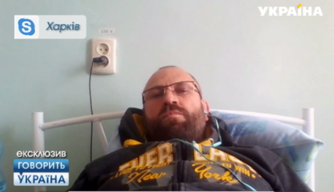 Геннадий Дронов. Кадр из видео ТРК Украина