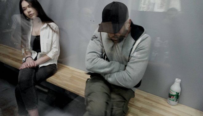Зайцева и Дронов в суде. Фото: NewsRoom
