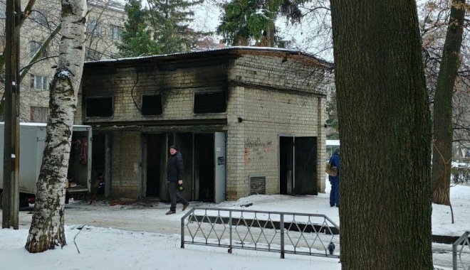 Пожар произошел ночью. Фото: ХХ