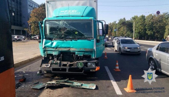 ДТП на Сумской. Фото: Патрульная полиция