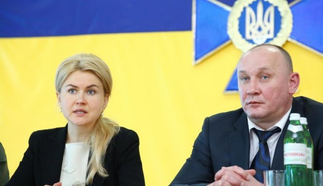 Губернатор Юлия Светличная и глава СБУ в Харьковской области Андрей Носач. Фото: kharkivoda.gov.ua