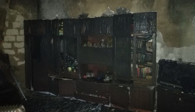 В доме горела мебель. Фото: ГСЧС