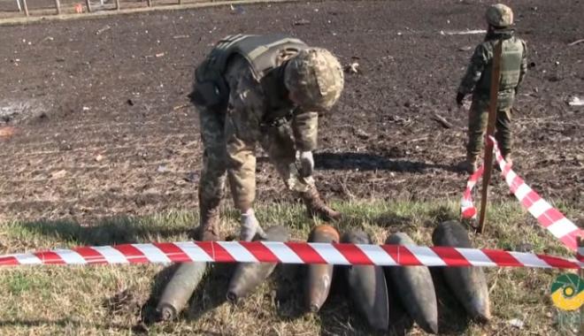 Процесс разминирования. Кадр из видео