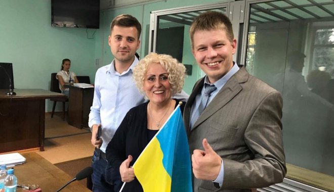 Штепа с адвокатами. Фото: А.Тананакин