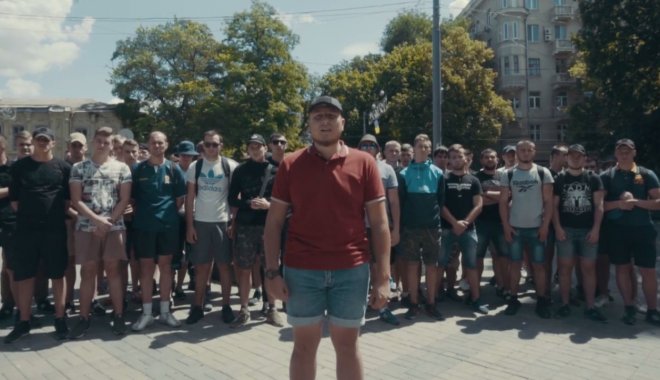 Ультрас извинились за свое поведение. Кадр из видео