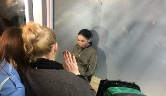 Зайцева в камере. Фото: NewsRoom